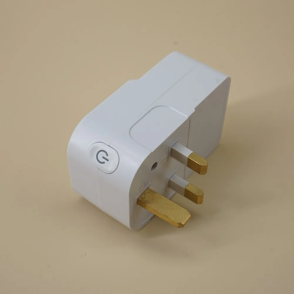 英国插头智能 wifi 插座 15a 支持移动应用定时无线插座工作亚马逊