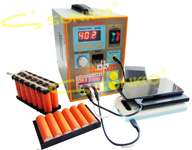 Precision Pulse Battery Spot Welder For Lithium Battery Cells 788husb