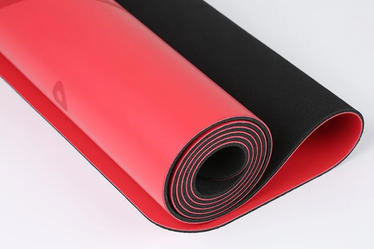 Super Polyurethane Recycled Non Slip Pu Leather Yoga Mat Embossed Laser