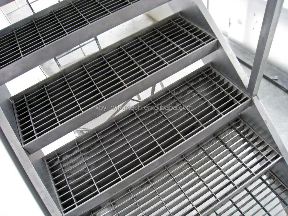 Galvanised Mild Steel Gms Grating Catwalk Grating Metal Grid Flooring 50x5mm Vertical Grating