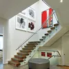 High performance finished mono stringer straight stairs