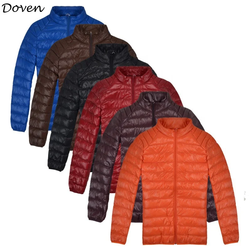 Custom Men's Embroidered Goose Down Feather Jacket Buy Down Feather
