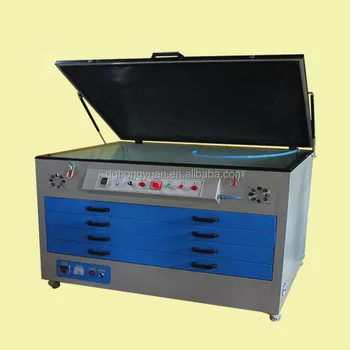 Screen Printing Vacuum Uv Light Exposure Unit With Drying Cabinet