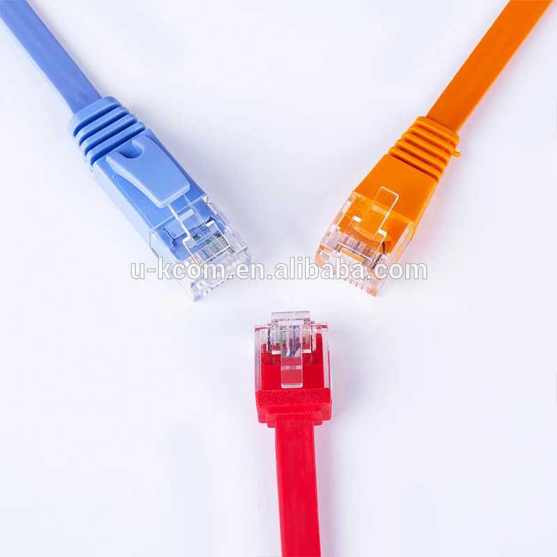 Factory Price Cat5 Cat5e Cat6 Cat 6 Cat7 Flat Cable 3m Network