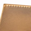 Laser V cutting lines custom slim acrylic waterproof outdoor panel for decorative lighting