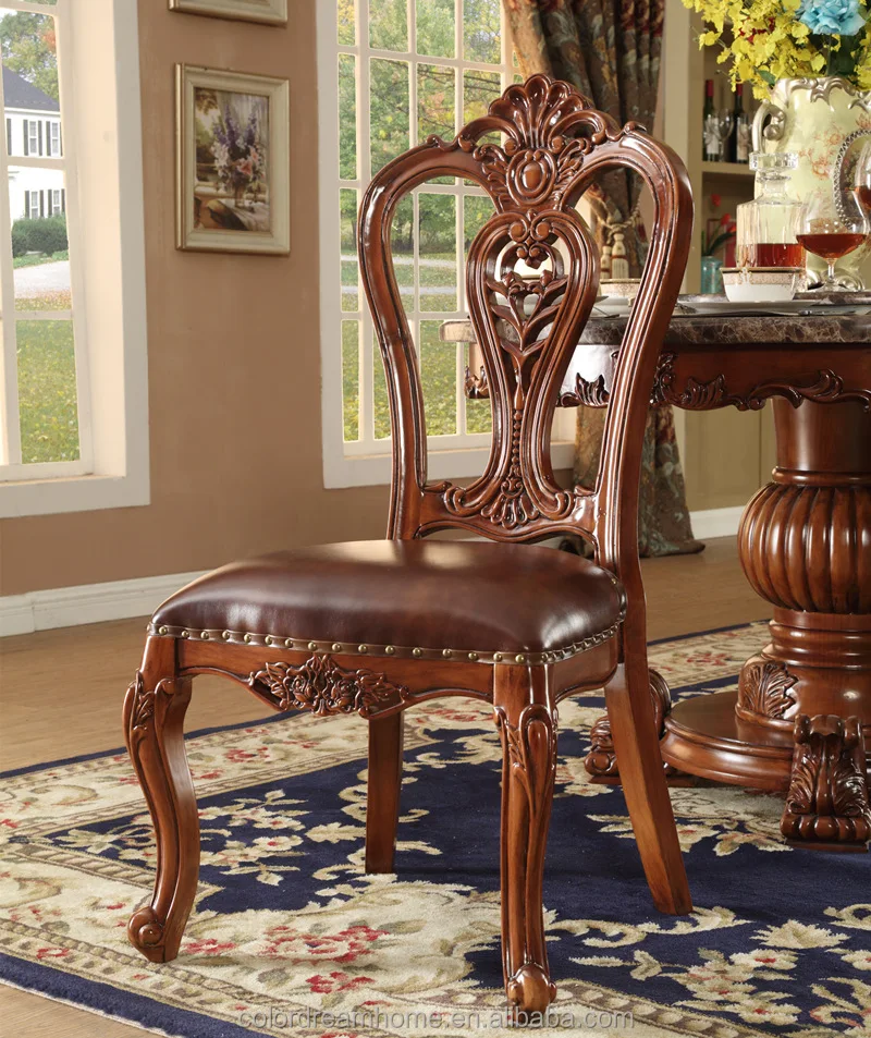 Elegant And Graceful European Dining Chairs Post Modern Luxury Series Dining Room Furniture Buy Hotel Vip Room Furniture Luxury Wood Carved Dining Chair Genuine Leather Dining Furniture Product On Alibaba Com