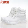 White Microfiber Steel Toe with Anti-Static Lab Kitchen Chef Safety Shoes