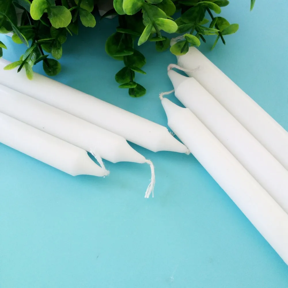 Paraffin Wax Smokeless White Long Thin Candle Buy Long Thin Candle