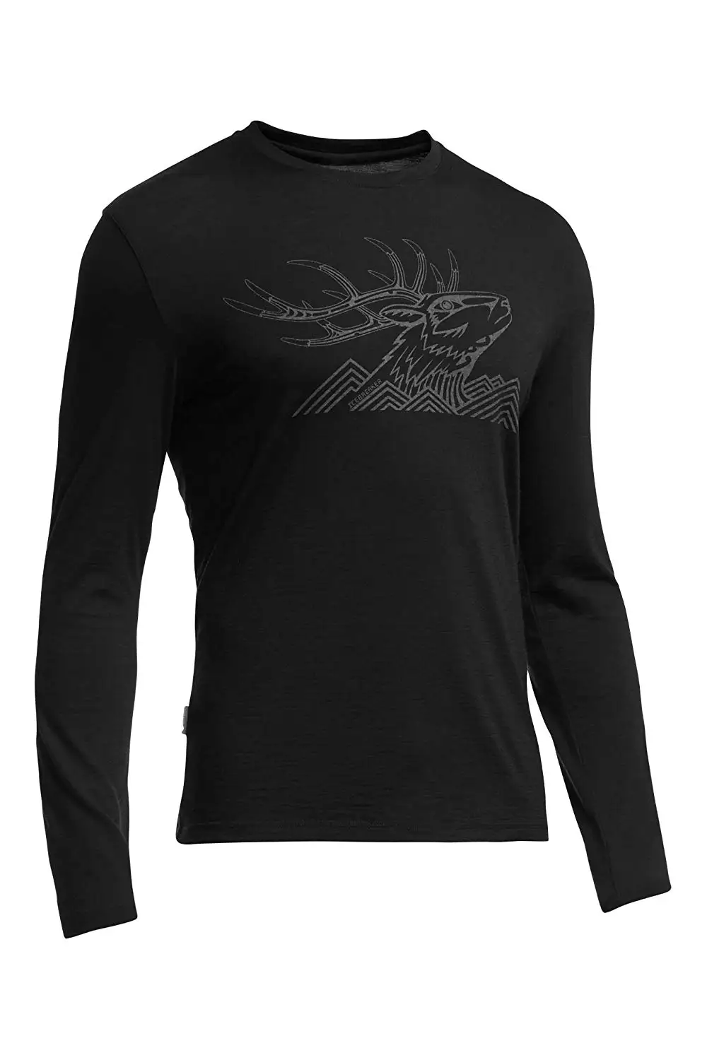 Icebreaker Tech Lite LS Crew Antler Mtn Top - Men's