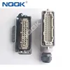 HDC-HE-016-01S 16 pin surface mounted heavy duty sockets connector with 2 levers