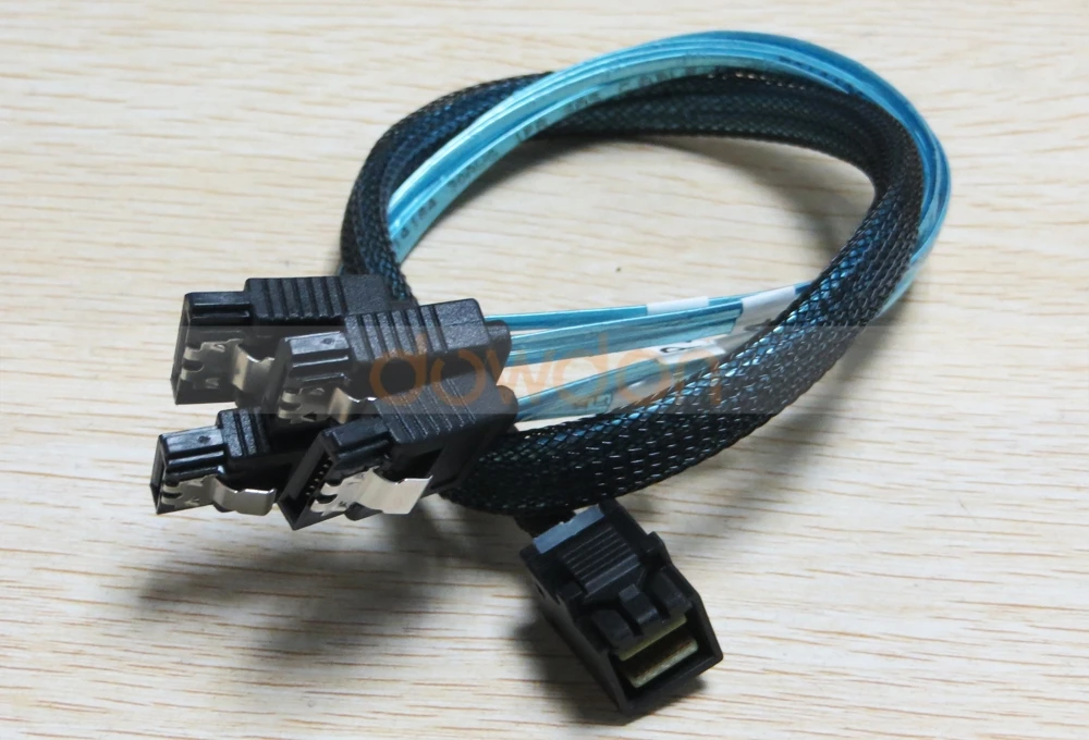 High Speed Hd Mini Sas Sff 8643 To 4 Sata 7 Pin Cable Buy Sff 8643