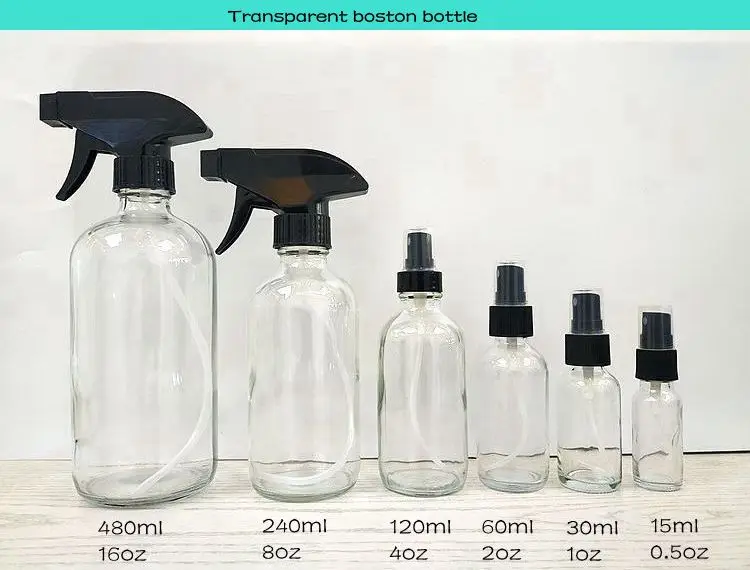 4 oz glass spray bottles