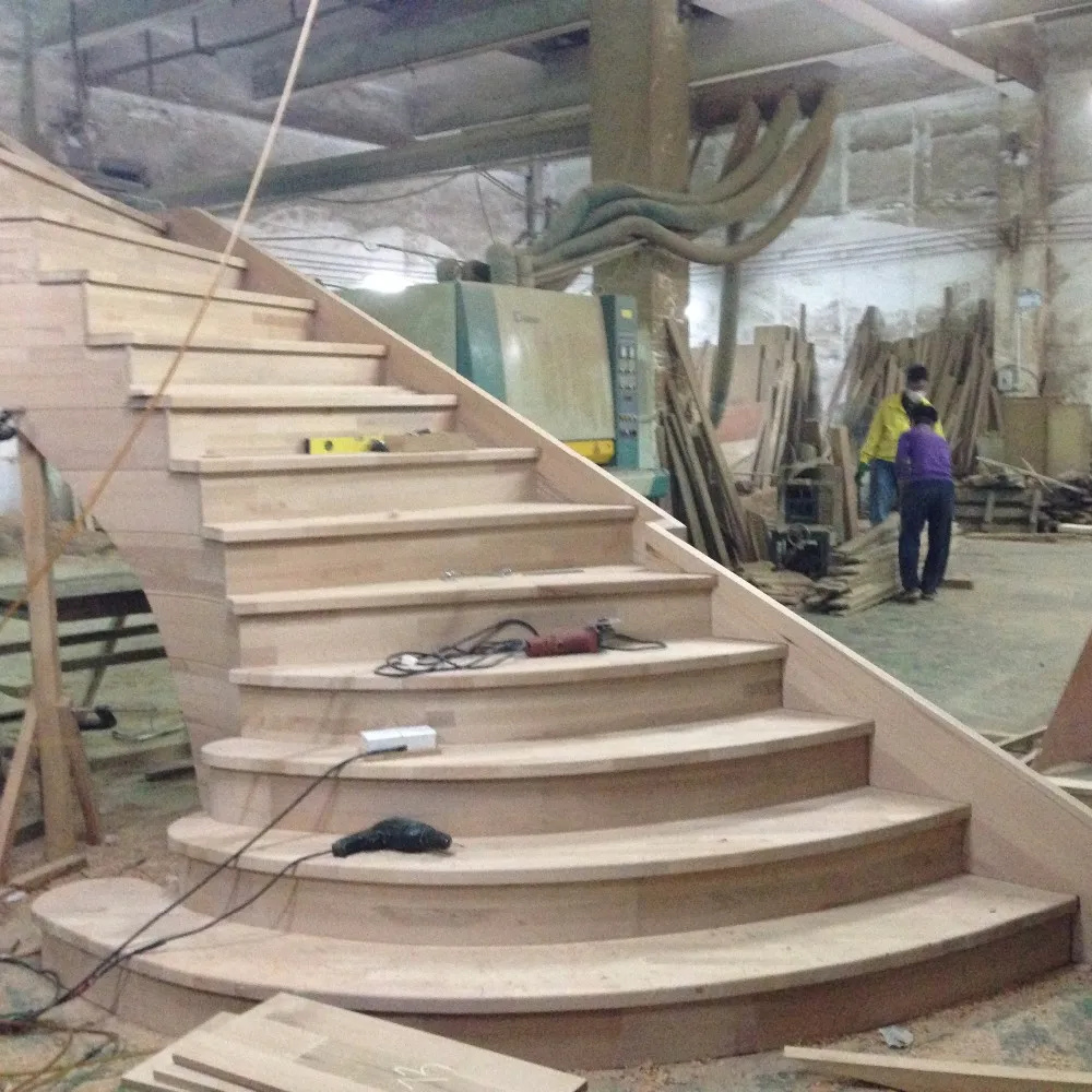 Bisini Luxury Customized Birch Wood Stair Case Buy Stair,Wood Stair