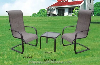 Outdoor Steel Furniture Spring Sling 3pcs Patio Set Dining Outdoor Steel Furniture Spring Sling 3pcs Patio Set Dining Garden