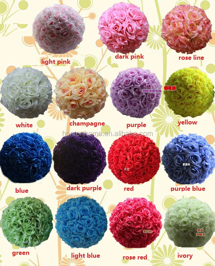 10 Inch Kissing Ball Flower Ball Decorate Flower Buy Artificial