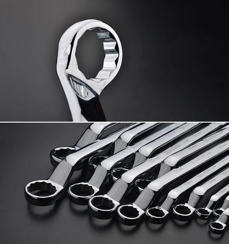 Professional Commercial Electric Hand Tools 6 Point Crv Ring Spanner