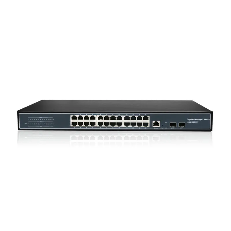 Factory Price Oem 24 Port 10 100 1000base Tx L2 Core Managed Switch With 2 Gigabit Sfp 1 Console Buy 24 Port Fiber Switch 24 Port Managed Switch L2 Managed Switch Product On Alibaba Com