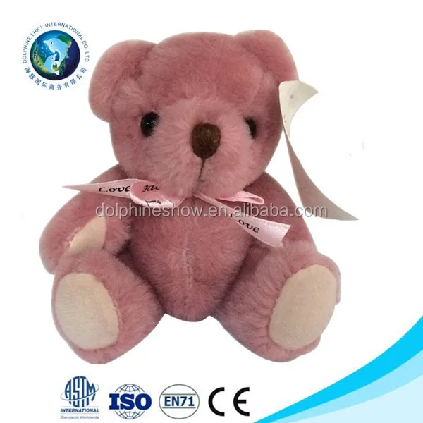 Hot selling stuffed plush teddy bear with ribborn wholesale custom teddy bear plush toy