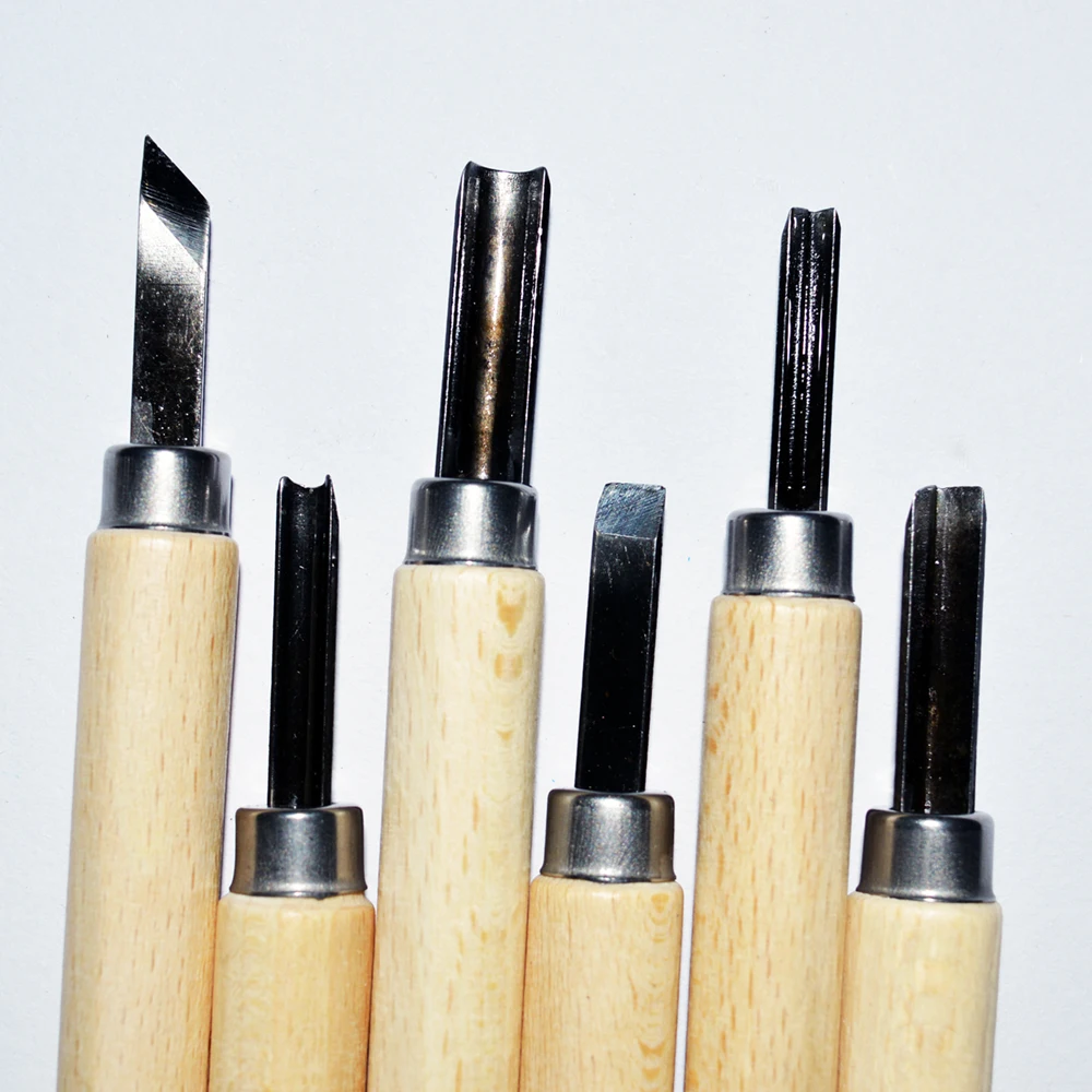 Small Size 6pcs Artist Wood Carving Tools For Diy Carving Craft Working