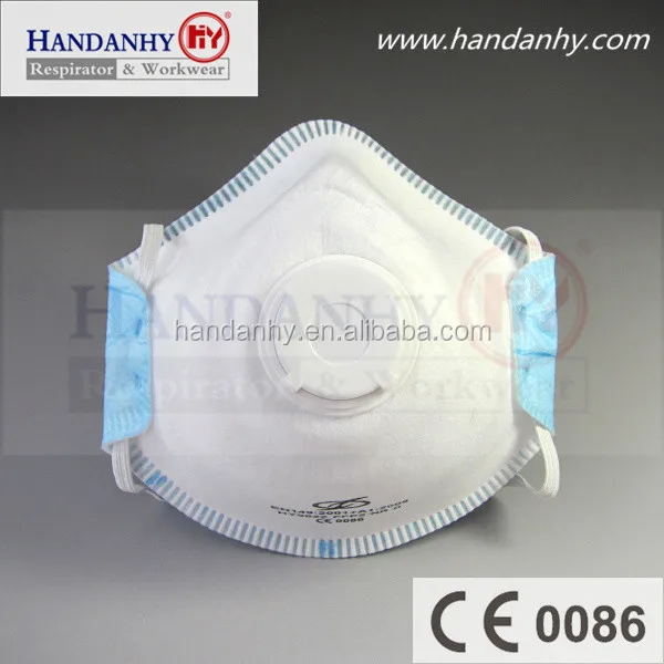 breathing protective FFP2 fold flat respirator face mask