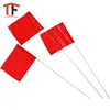 Multi color custom pe pvc plastic marking utility flags