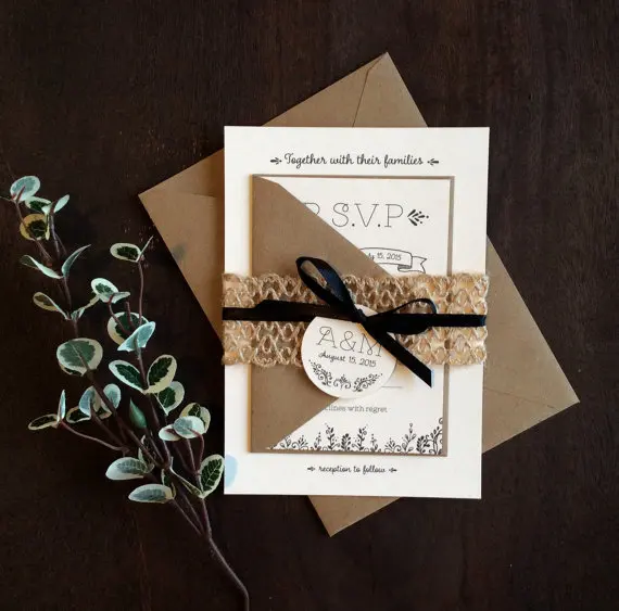 Pedesaan Bunga Cat Air Handrawn Dicetak Undangan Pernikahan File Digital Pernikahan Kartu Invitatio Terima Kasih Kartu Buy Taman Elegan Undangan
