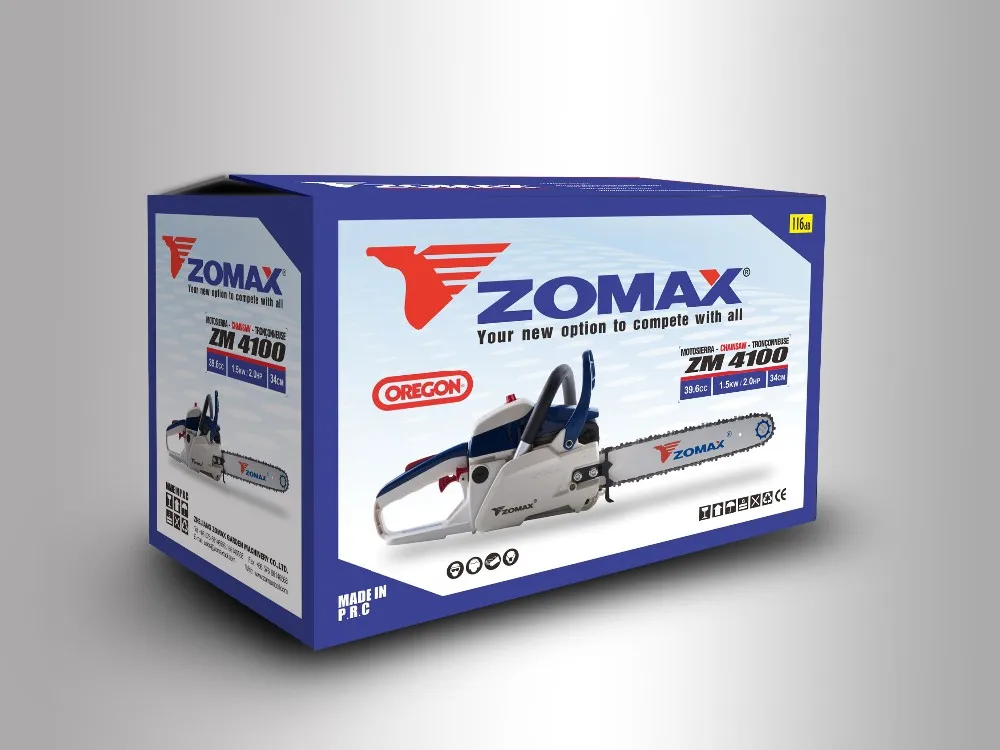 Zomax Latest 58v Lightweight Electric Chainsaw Brushless Battery
