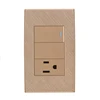 A9 series High quality Elegant design wall switch and socket PC material interruptor y enchufe de pared