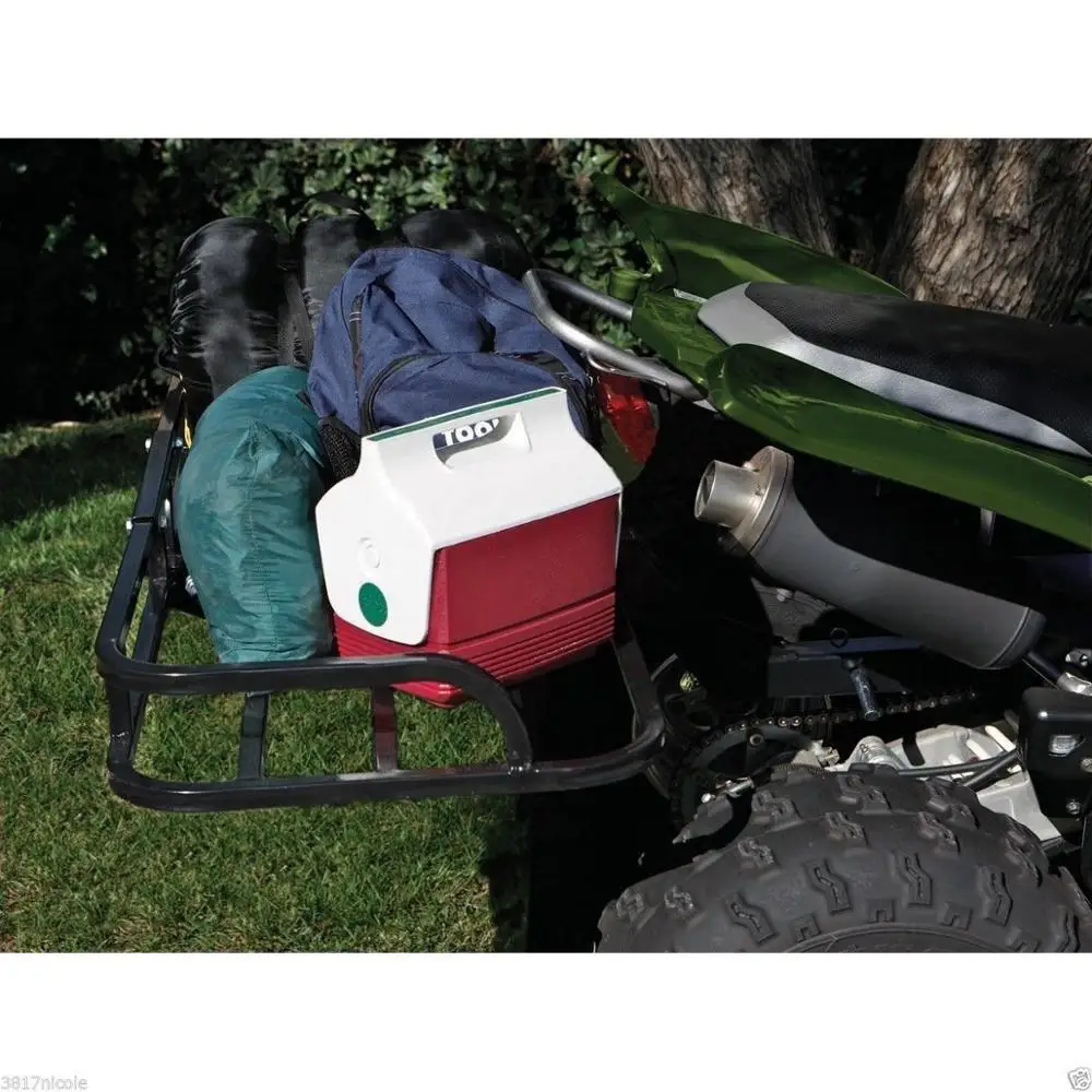 hitch mounted cargo carrier for atv