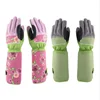 Durable Long Rose Pruning Puncture Resistant Work Yard Hands Protector Waterproof Trimming Gardening Gloves