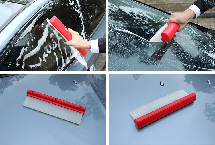 Plastic Rubbers Window Tint Squeegee Kit Professional Car Silicone Mini