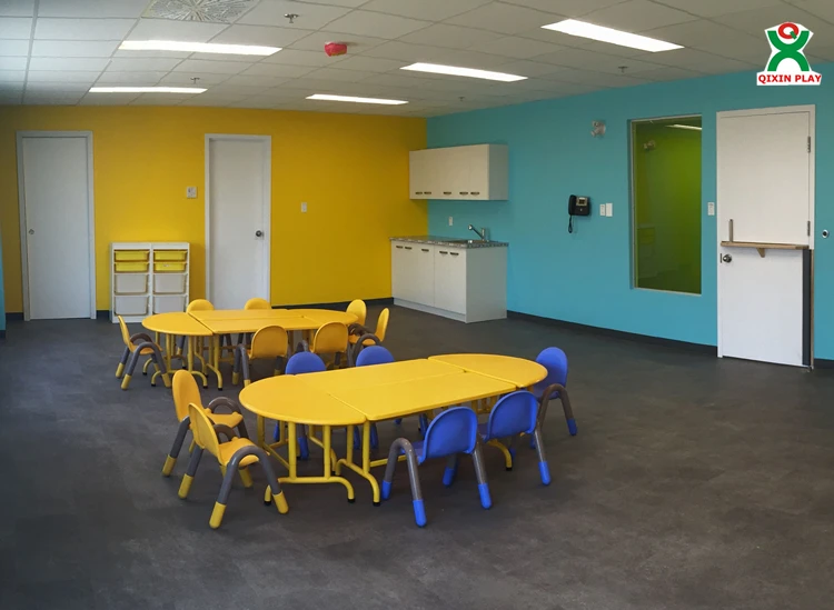 Kids Plastic Furniture Table And Chairs For Daycare Qx193195 Buy