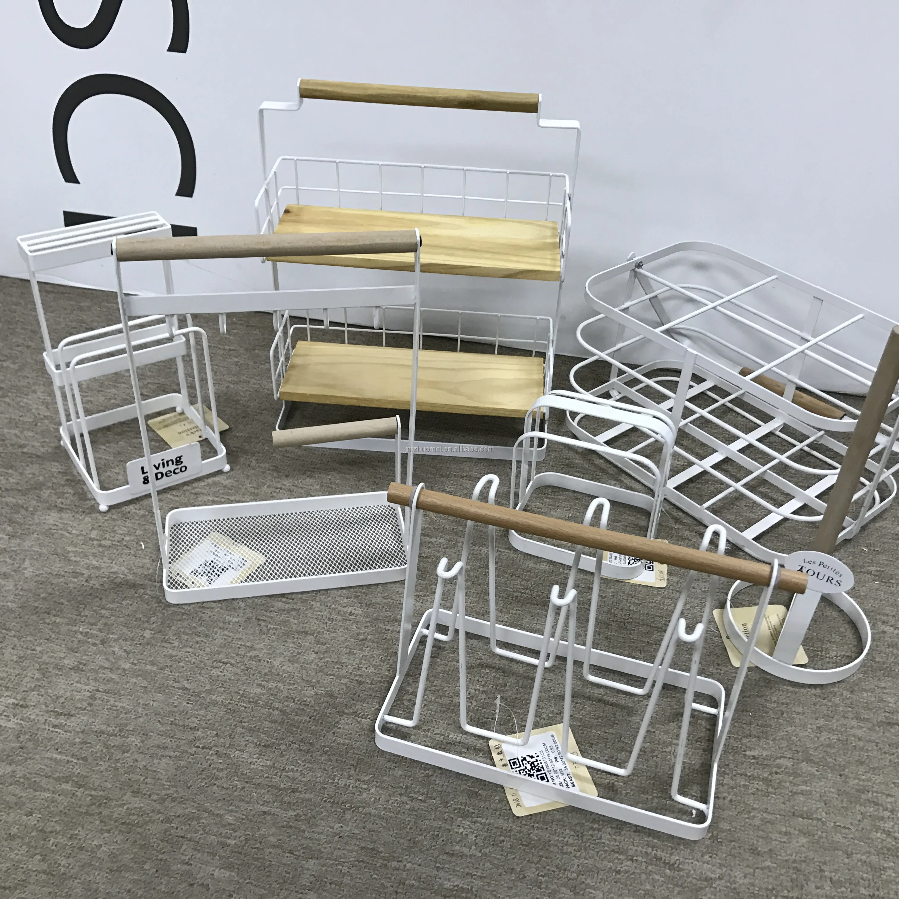 Cup Drying Rack Stand,Nonslip Iron Art Hook Mugs Cups Wine Glasses