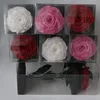 9-10cm huge rose with long stem pack in box single preserved roses flower