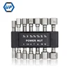 14pcs Power Nut Driver Set Dual Metric & Standard Sae 1/4" Shank Screwdrivers Nutdrivers Nut Driver Socket Bits Drill