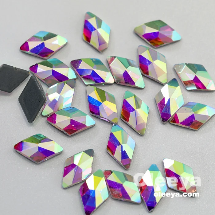 Factory Wholesale Crystal Marquise Hot Fix Rhinestones Horse Eye Stones for Women High Heel Shoes Decoration