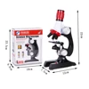 Microscope Kit Lab LED 100X-400X-1200X Home School Science Educational Toy Gift Refined Biological Microscope For Kids Child