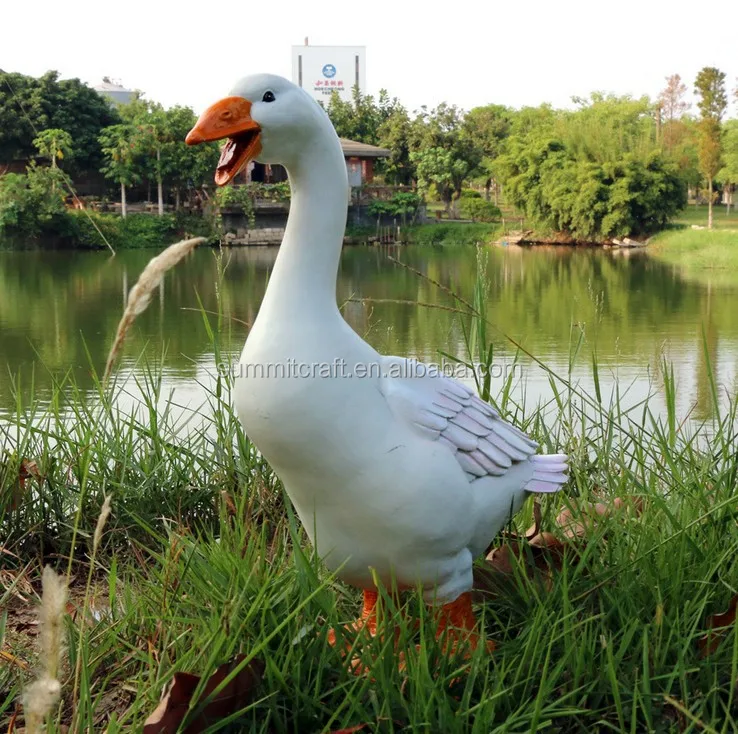 resin lawn goose