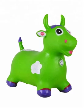 jumping cow toy