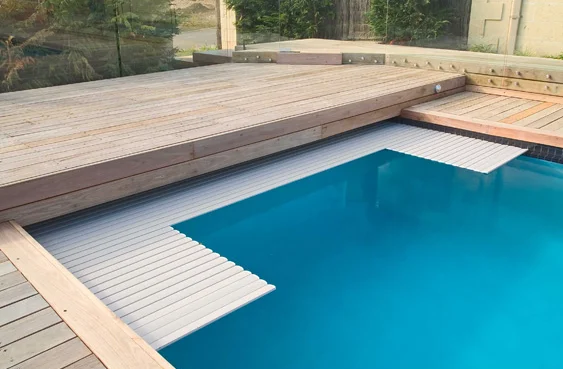 Diy Installation Electric Swimming Pool Cover With Pc Slats Diy Installation Electric Swimming Pool Cover With Pc Slats