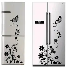 Free shipping high quality creative refrigerator sticker butterfly pattern wall stickers home decor