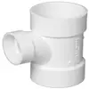 ASTM Standard Schedule40 PVC -U Pipe And Fittings Pvc Double Socket Flange Y Branch Reducing Tee Pvc Tee Y Fittings