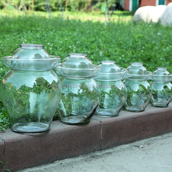 Big Volume Clear Glass Pickle Jar Glass Food Jar Buy Big Volume Glass
