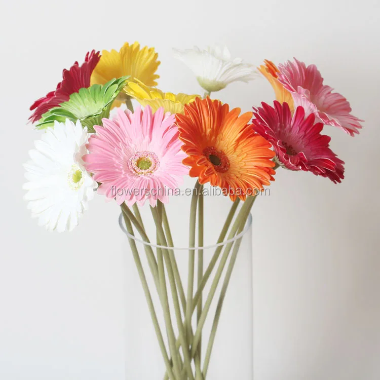 Mini Gerbera Margarita Flores Artificiales Arreglos Florales En Florero Y  La Olla - Buy Artificial De La Flor Arreglos Florales En Florero Product on  