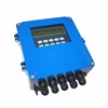 Time difference method non-contact wall mounted ultrasonic flowmeter