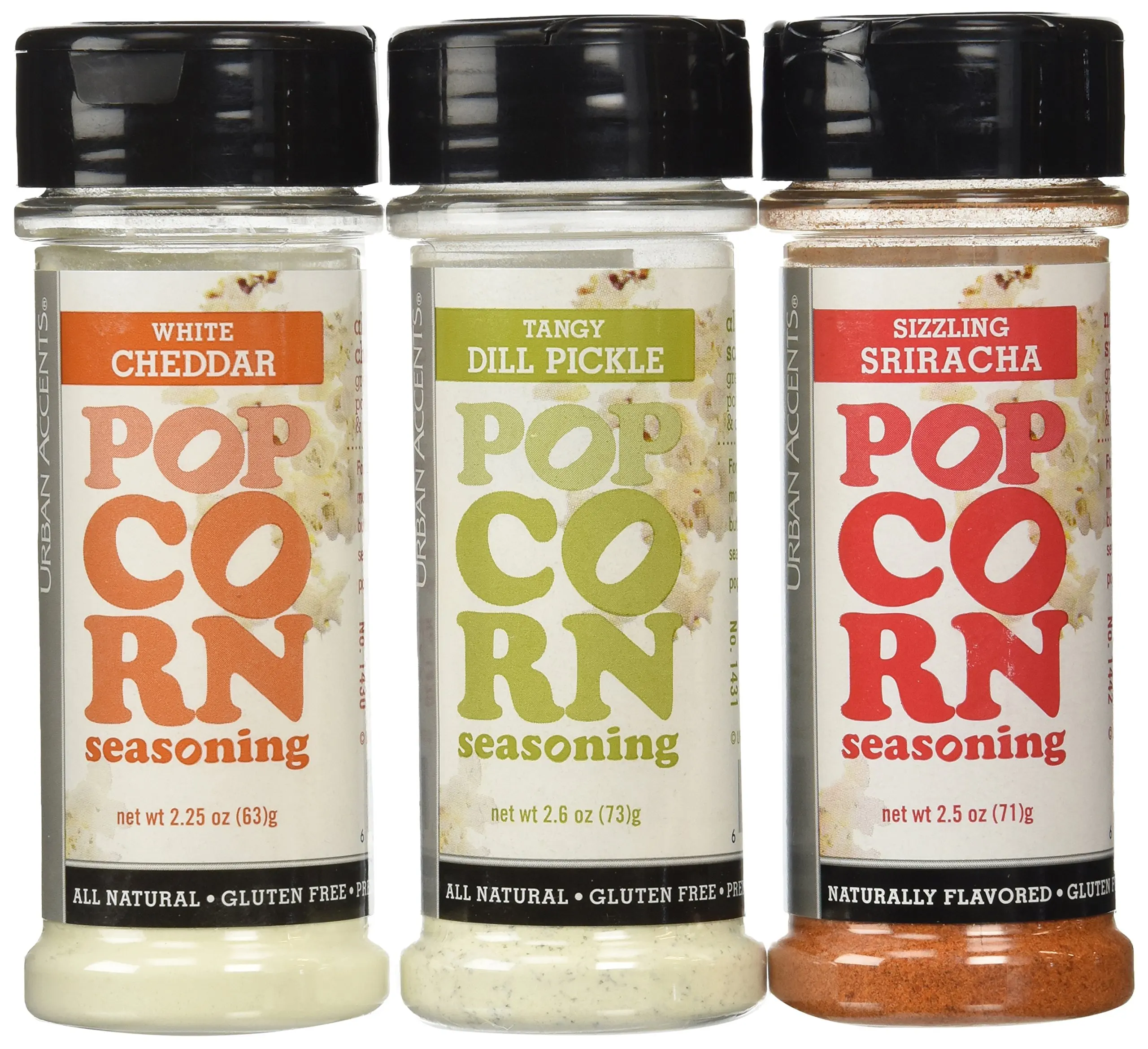 different popcorn seasonings