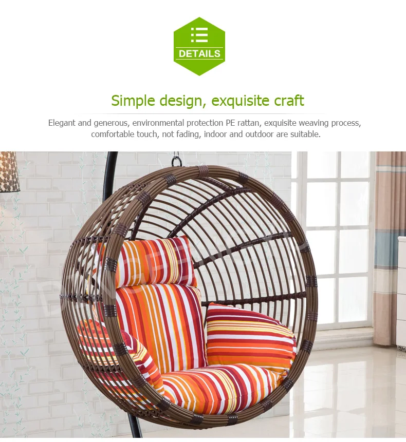 Round Basket Outdoor Swing Sets Patio Rattan Egg Hanging Chair Buy Outdoor Swing Sets Patio