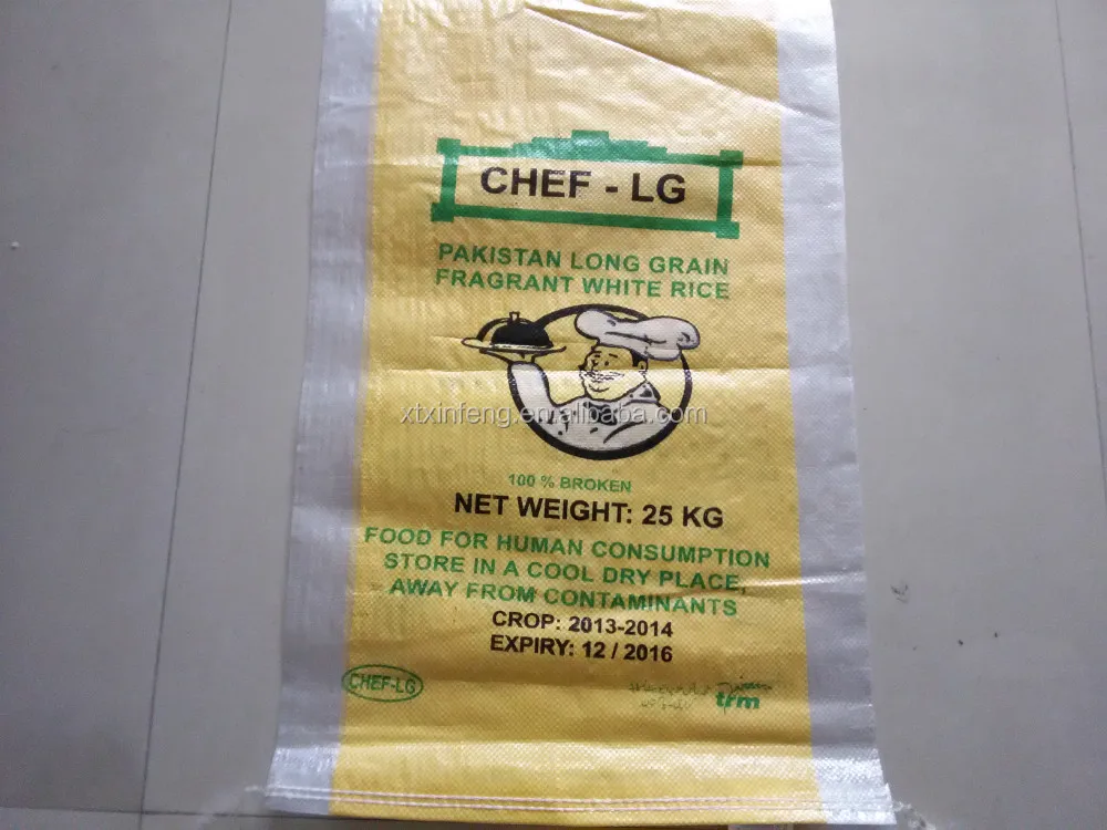 Flexo Printing 5kg/10kg/20kg/25kg/50kg Rice Packaging Materials/rice