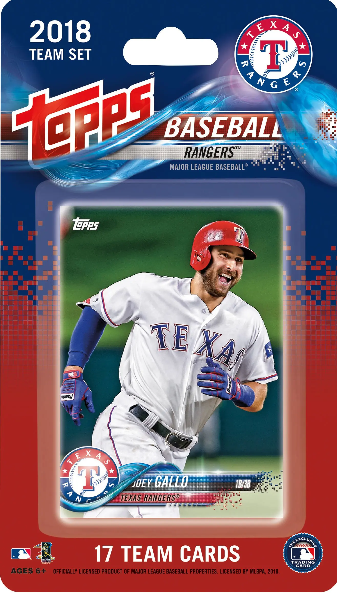 Buy 2018 Topps Texas Rangers Team Set of 10 Baseball Cards (Series 1