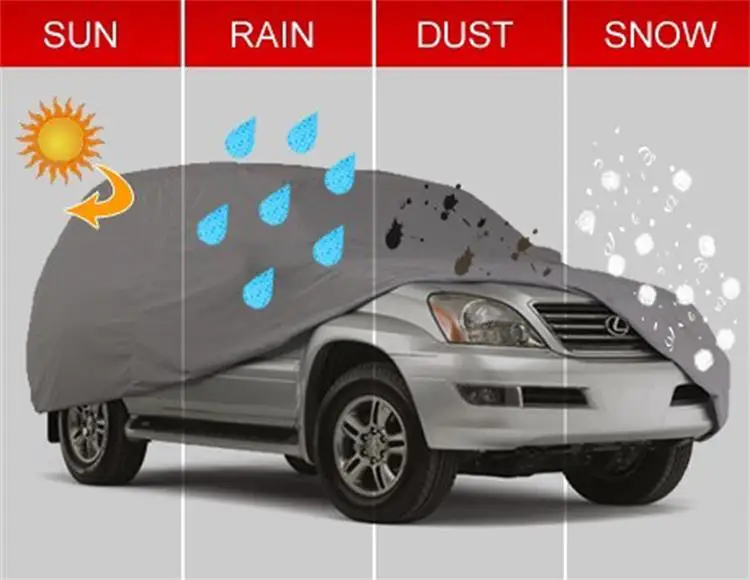 Hot Sell Waterproof Peva And Pp Cotton Automatical Car Cover/car